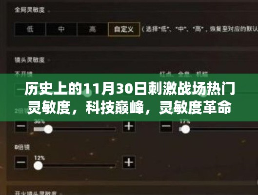 历史上的11月30日刺激战场灵敏度革新，引领科技生活新时代的灵敏度革命