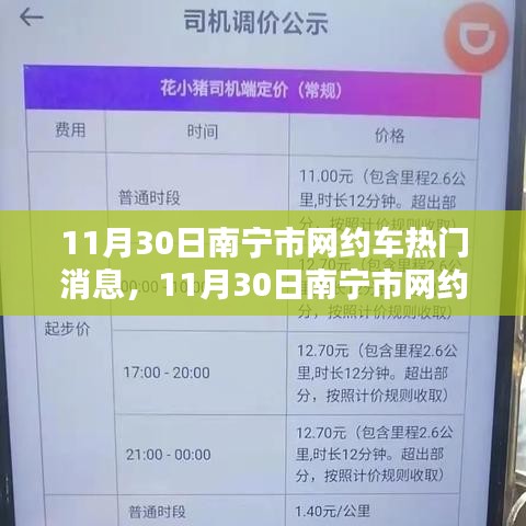 南宁市网约车热门消息解析与评测，全面介绍最新动态