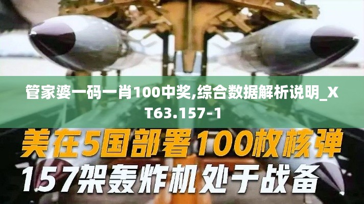 管家婆一码一肖100中奖,综合数据解析说明_XT63.157-1