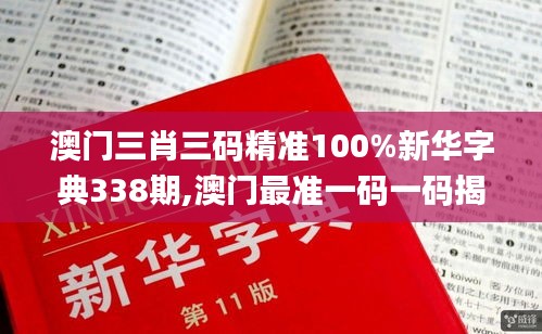 澳门三肖三码精准100%新华字典338期,澳门最准一码一码揭秘_CT96.671-5