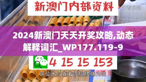 2024新澳门天天开奖攻略,动态解释词汇_WP177.119-9