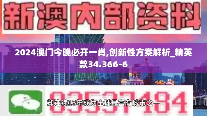 2024澳门今晚必开一肖,创新性方案解析_精英款34.366-6