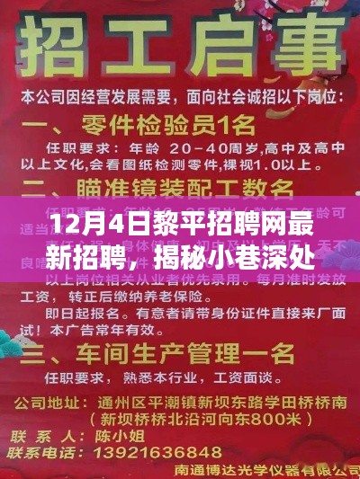 黎平招聘网最新招聘揭秘与隐藏特色小店探秘