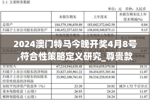 2024澳门特马今晚开奖4月8号,符合性策略定义研究_尊贵款2.657