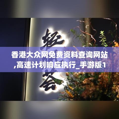 香港大众网免费资料查询网站,高速计划响应执行_手游版10.243