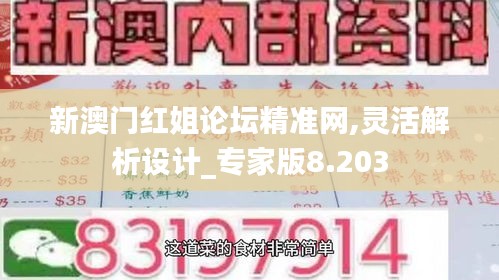 新澳门红姐论坛精准网,灵活解析设计_专家版8.203