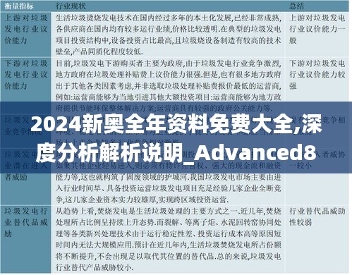 2024新奥全年资料免费大全,深度分析解析说明_Advanced8.583