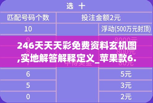 246天天天彩免费资料玄机图,实地解答解释定义_苹果款6.863