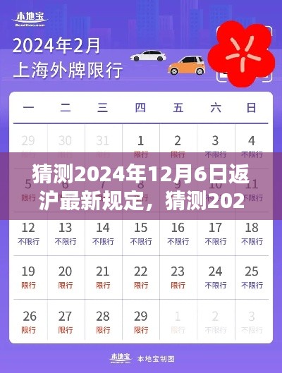 2024年12月6日返沪最新规定预测与行程规划指南