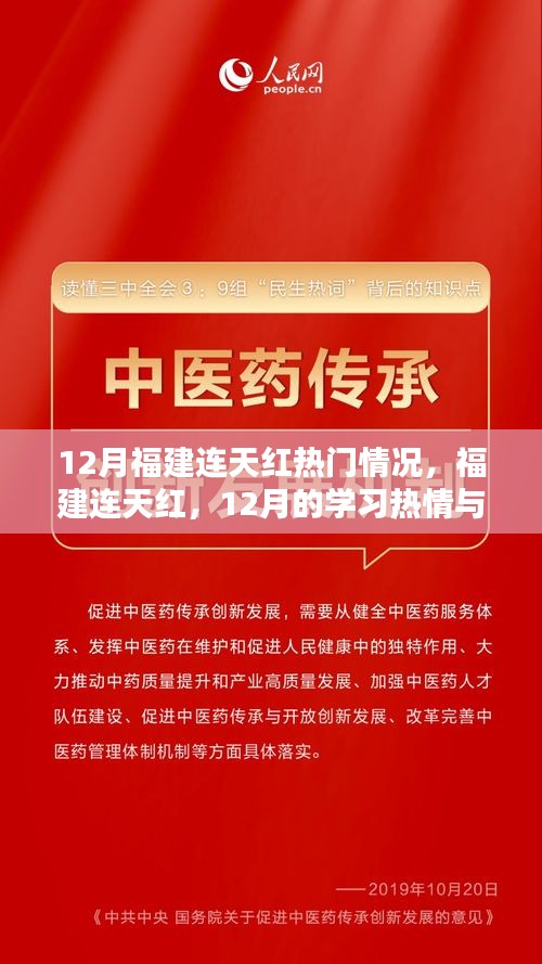 福建连天红，12月学习热情与自信成就之歌的辉煌篇章