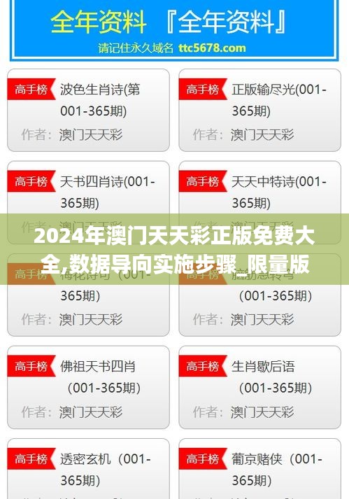 2024年澳门天天彩正版免费大全,数据导向实施步骤_限量版2.232