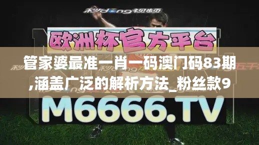 管家婆最准一肖一码澳门码83期,涵盖广泛的解析方法_粉丝款9.362