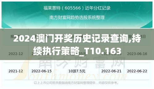 2024澳门开奖历史记录查询,持续执行策略_T10.163