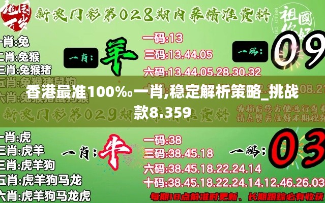 香港最准100‰一肖,稳定解析策略_挑战款8.359