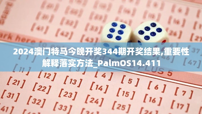 2024澳门特马今晚开奖344期开奖结果,重要性解释落实方法_PalmOS14.411