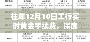 深度解析与评测，往年12月10日工行实时黄金手续费及其产品特点