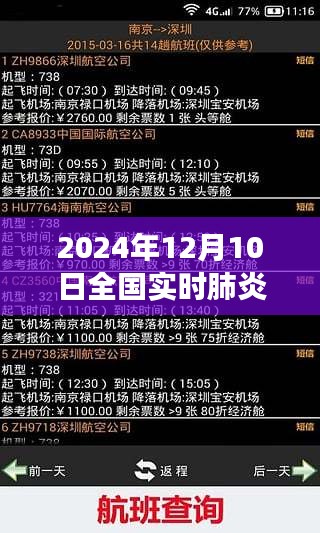 岁月见证，全国实时肺炎感染人数背后的故事（截至2024年12月10日）