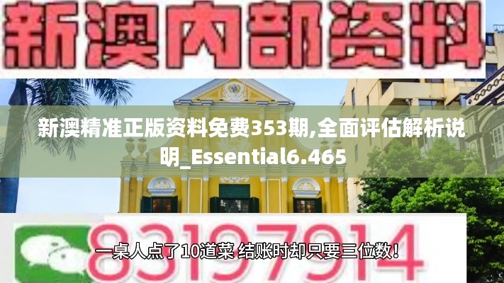 新澳精准正版资料免费353期,全面评估解析说明_Essential6.465