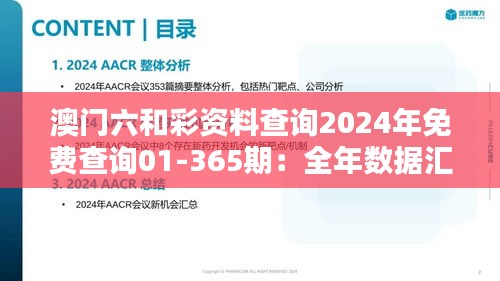 澳门六和彩资料查询2024年免费查询01-365期：全年数据汇总与分析指南