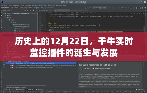 千牛实时监控插件的诞生与成长历程，回望历史上的重要时刻——12月22日