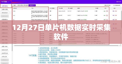 单片机数据实时采集软件功能介绍