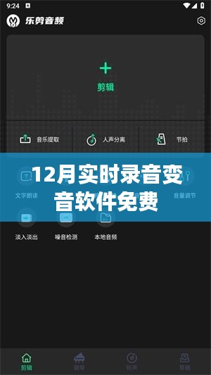 免费录音变音软件，实时调整声音，12月最新推荐