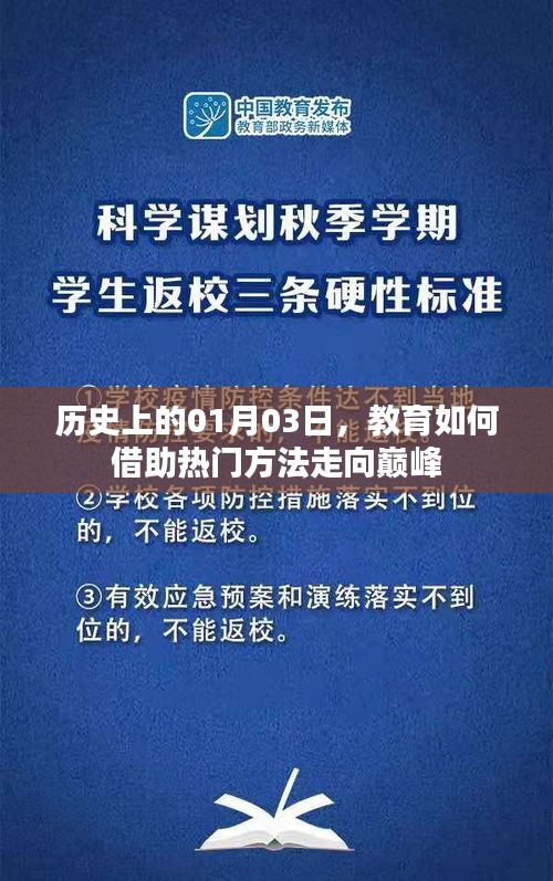 教育巅峰之路，一月三日的历史性跨越与热门方法助力腾飞