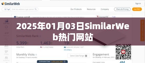 2025年1月3日，SimilarWeb热门网站数据概览