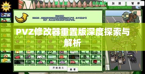 PVZ修改器重置版深度探索与解析